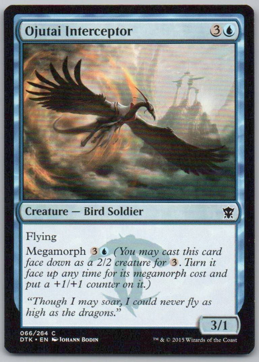 Ojutai Interceptor 66 Normal Creature Card - Dragons of Tarkir