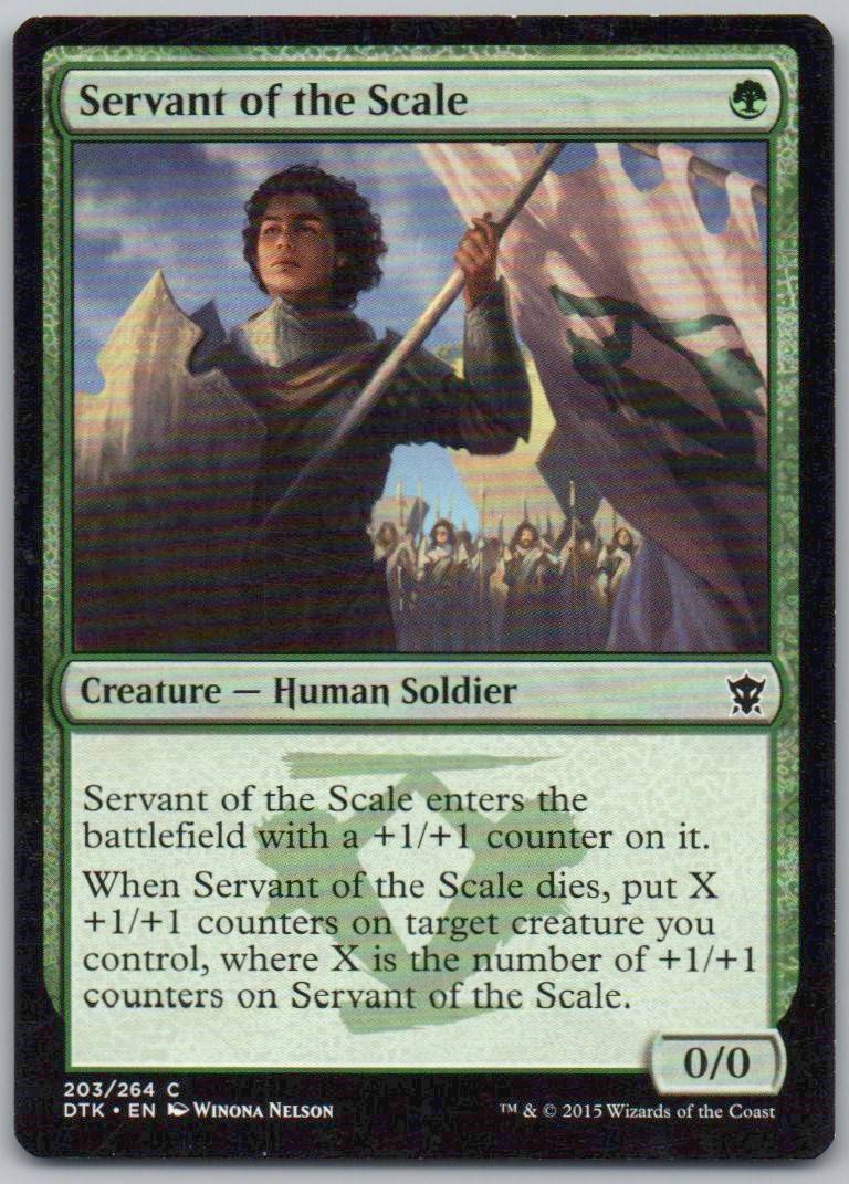 Servant of the Scale 203 Normal Creature Card - Dragons of Tarkir