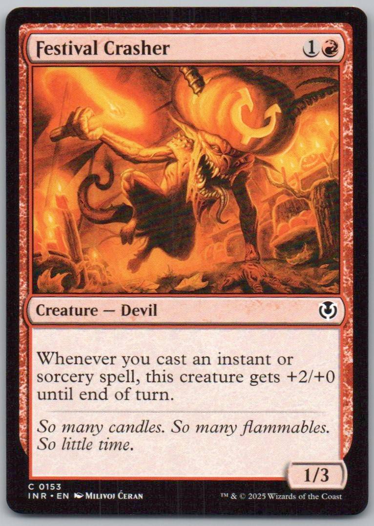 Festival Crasher 153 0 Creature Card - Innistrad Remastered