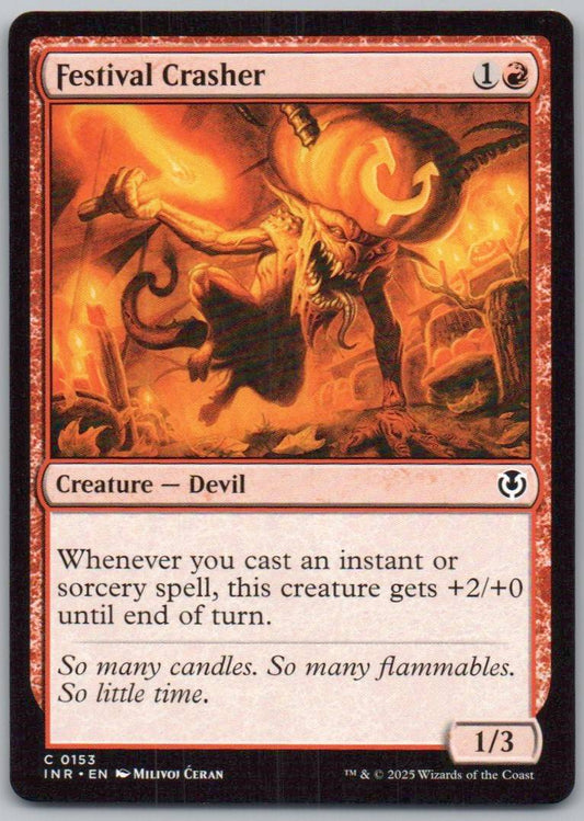 Festival Crasher 153 0 Creature Card - Innistrad Remastered