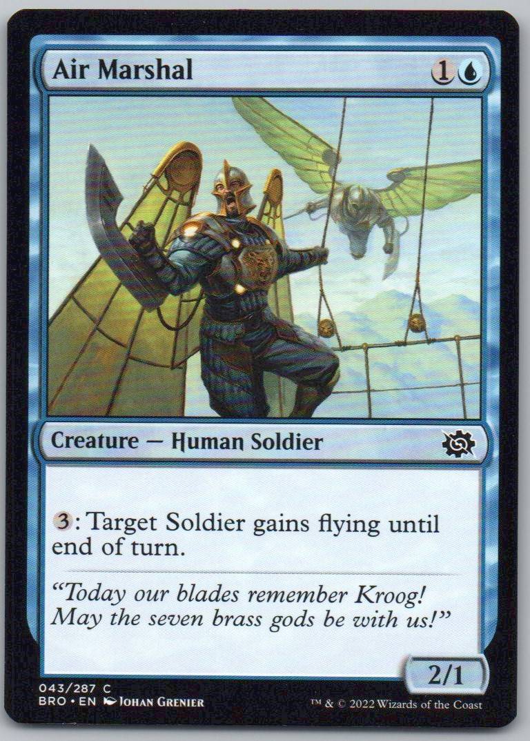 Air Marshal 43 Normal Creature Card - The Brothers' War