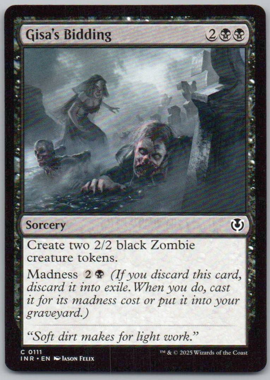 Gisa's Bidding 111 0 Sorcery Card - Innistrad Remastered