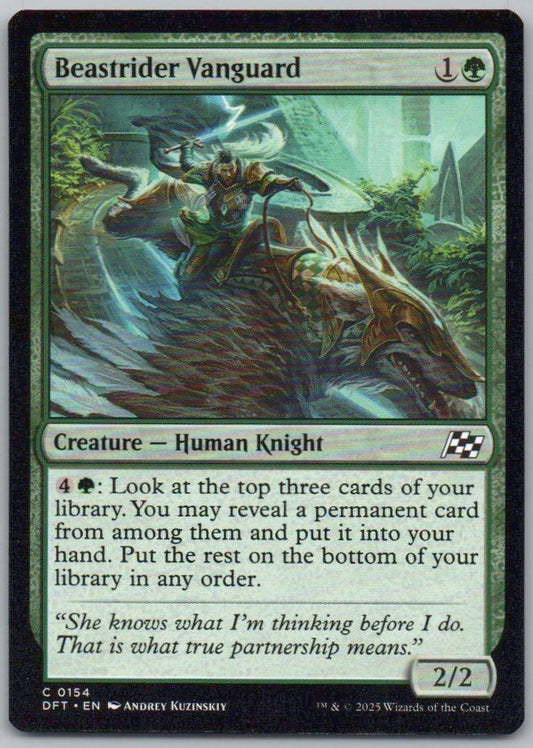 Beastrider Vanguard 154 Normal Creature Card - Aetherdrift