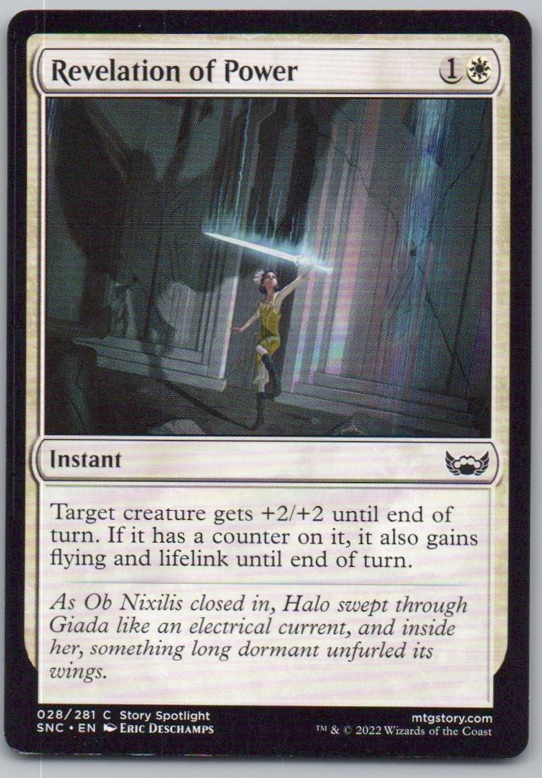 Revelation of Power 28 Normal Instant Card - Streets of New Capenna