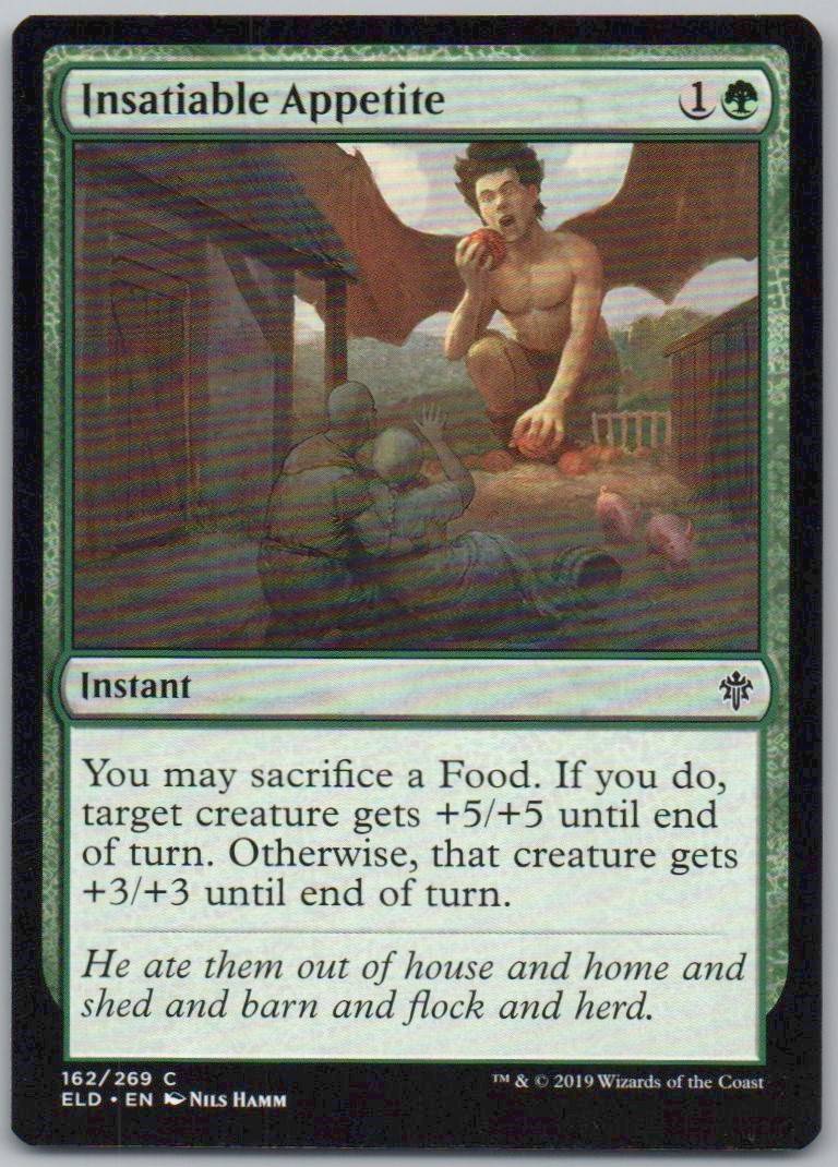 Insatiable Appetite 162 Normal Instant Card - Throne of Eldraine