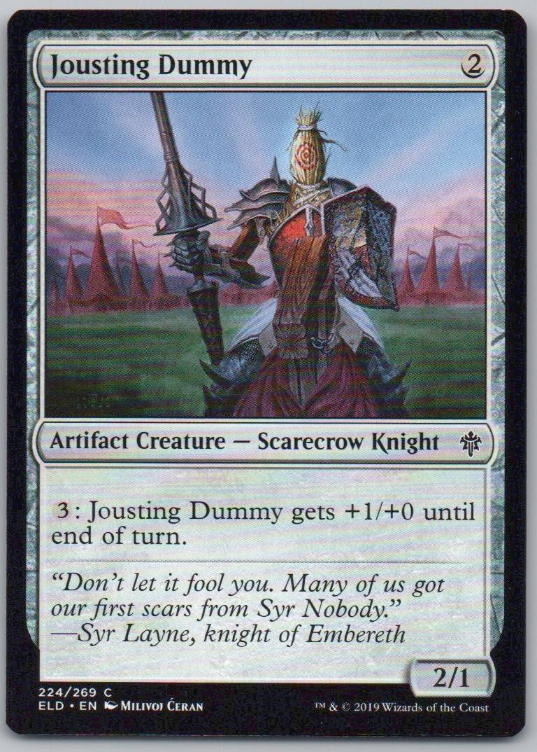 Jousting Dummy 224 Normal Artifact Card - Throne of Eldraine