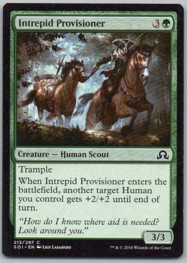 Intrepid Provisioner 213 Normal Creature Card - Shadows over Innistrad