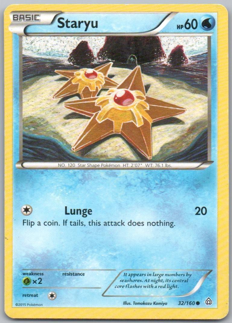 Staryu 032 Normal Water Card - Primal Clash
