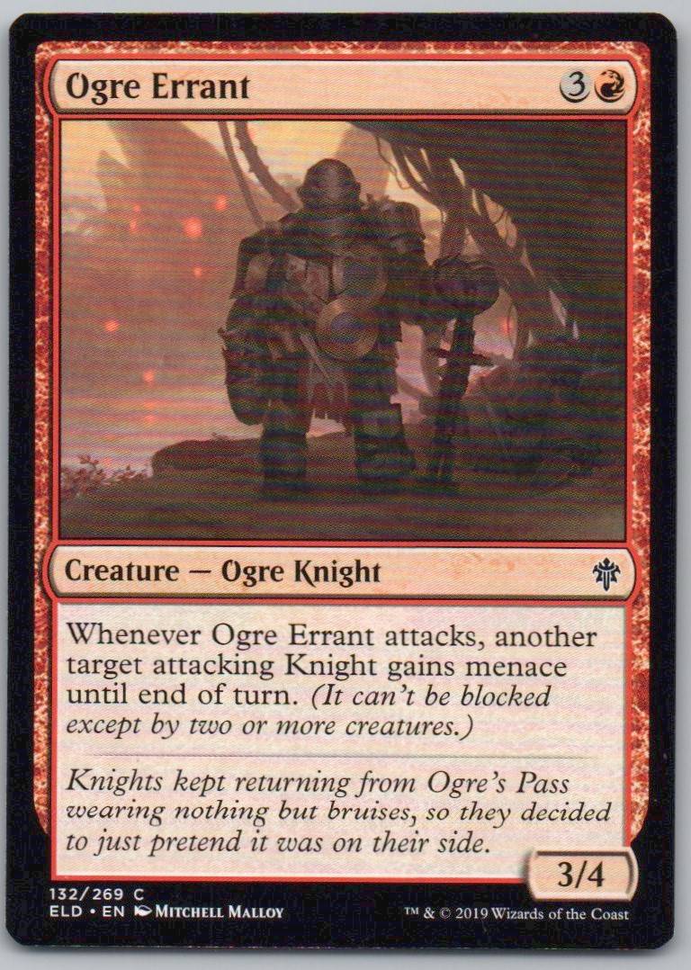 Ogre Errant 132 Normal Creature Card - Throne of Eldraine