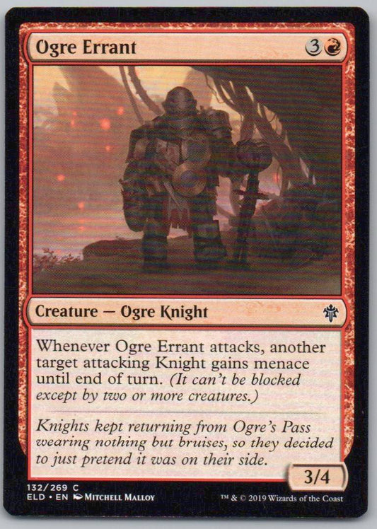 Ogre Errant 132 Normal Creature Card - Throne of Eldraine