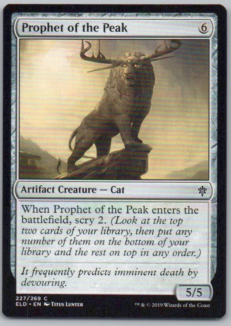 Prophet of the Peak 227 Normal Artifact Card - Throne of Eldraine