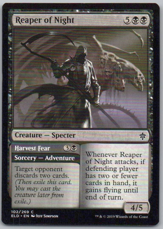 Reaper of Night 102 Normal Creature Card - Throne of Eldraine