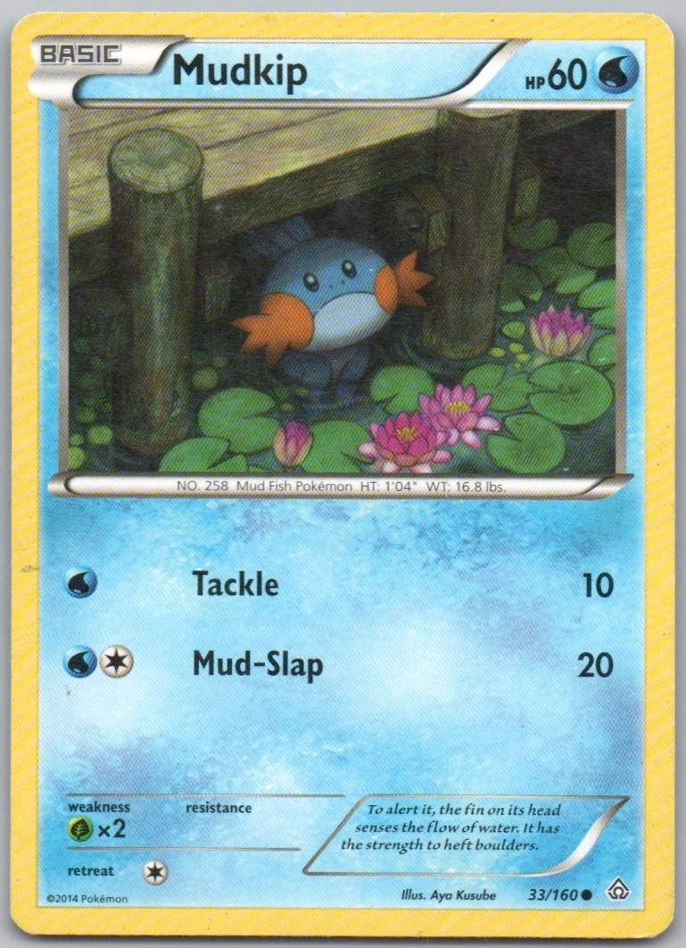Mudkip 033 Normal Water Card - Primal Clash