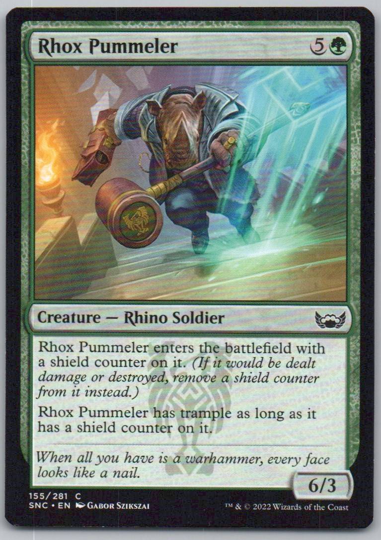 Rhox Pummeler 155 Normal Creature Card - Streets of New Capenna