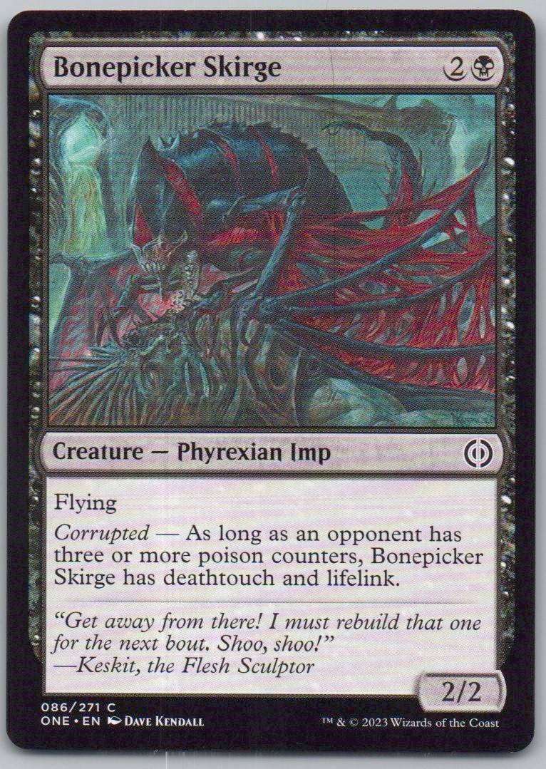 Bonepicker Skirge 86 Normal Creature Card - Phyrexia: All Will Be One