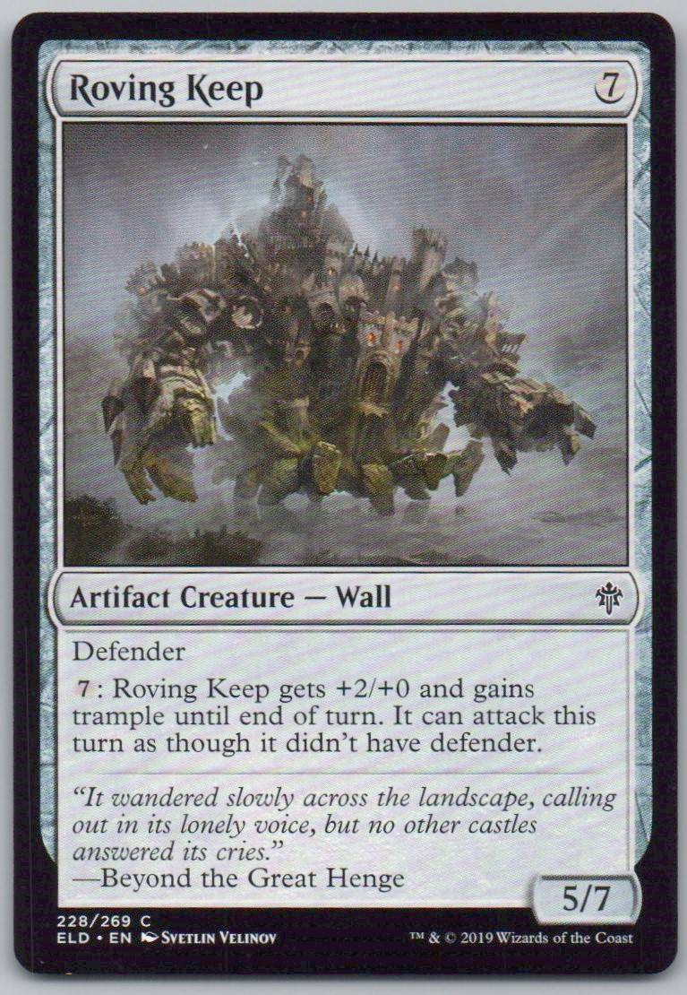 Roving Keep 228 Normal Artifact Card - Throne of Eldraine