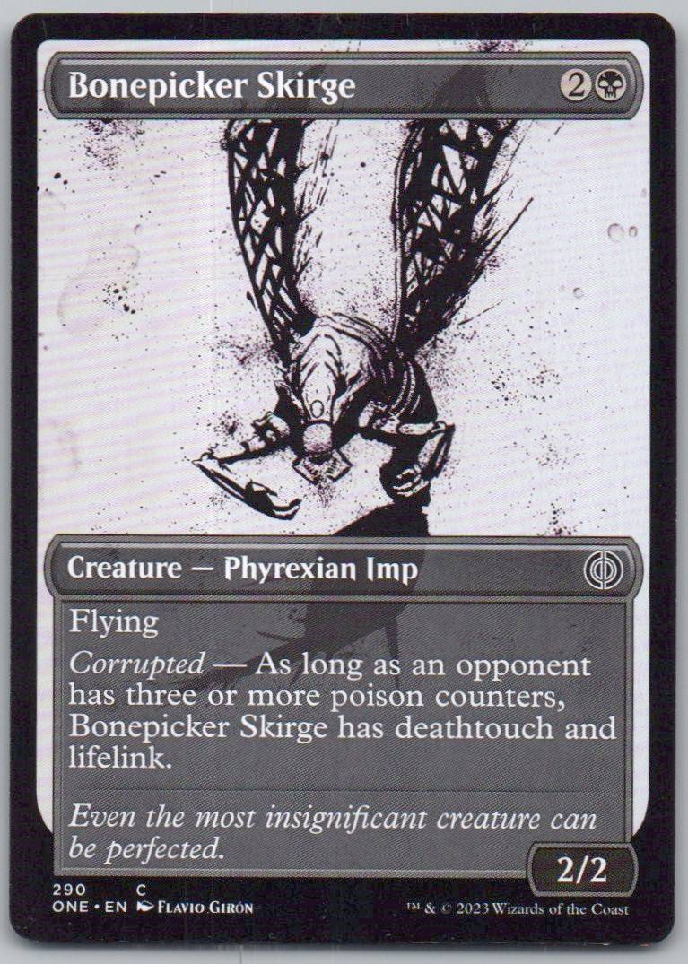 Bonepicker Skirge (Showcase) 290 Normal Creature Card - Phyrexia: All Will Be One
