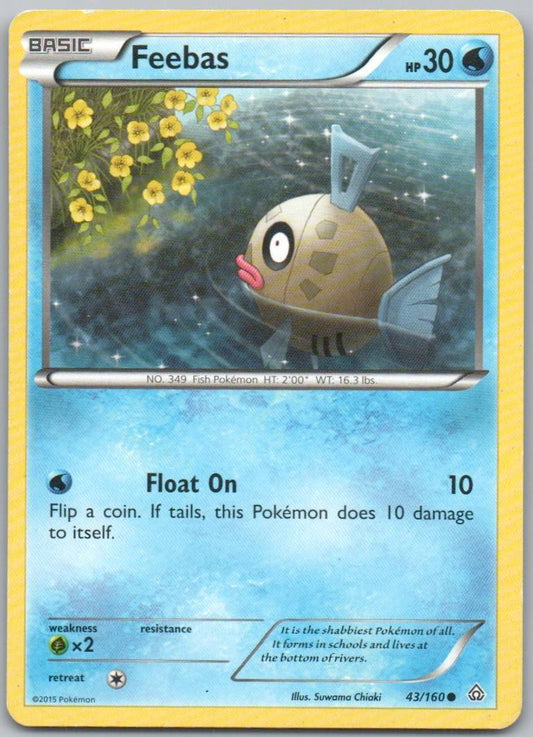 Feebas 043 Normal Water Card - Primal Clash