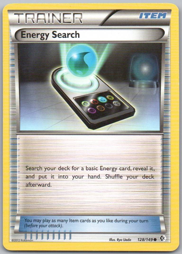 Energy Search 128 Normal Trainer Card - Boundaries Crossed