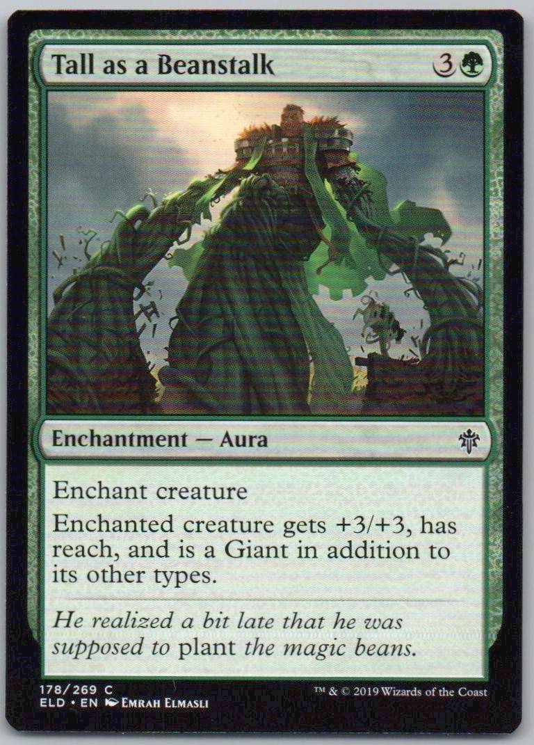Tall as a Beanstalk 178 Normal Enchantment Card - Throne of Eldraine