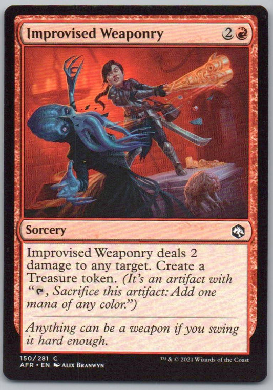 Improvised Weaponry 150 Normal Sorcery Card - Adventures in the Forgotten Realms