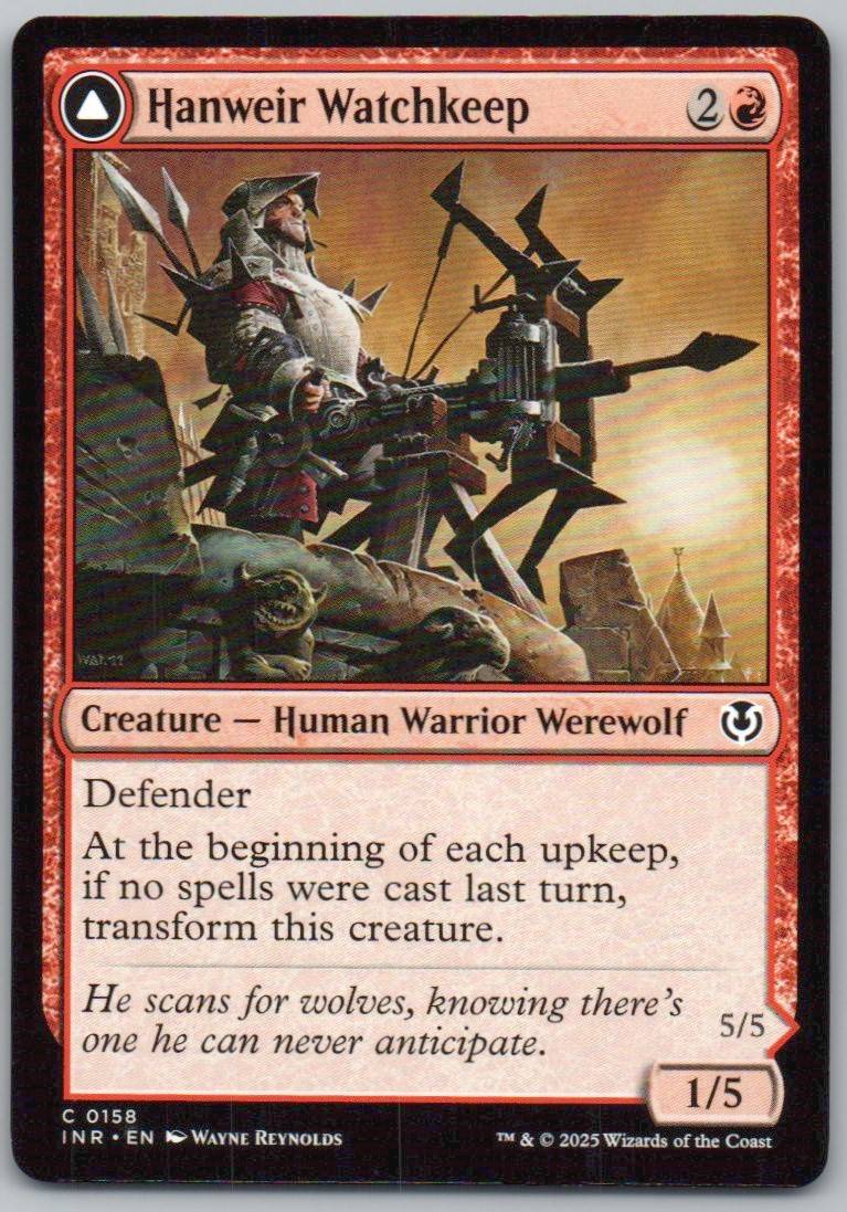 Hanweir Watchkeep 158 0 Creature Card - Innistrad Remastered