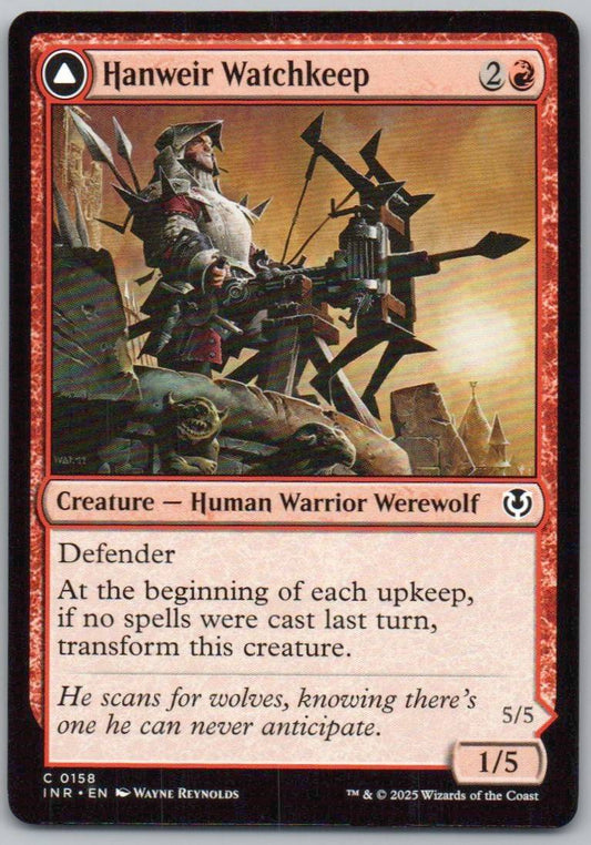 Hanweir Watchkeep 158 0 Creature Card - Innistrad Remastered