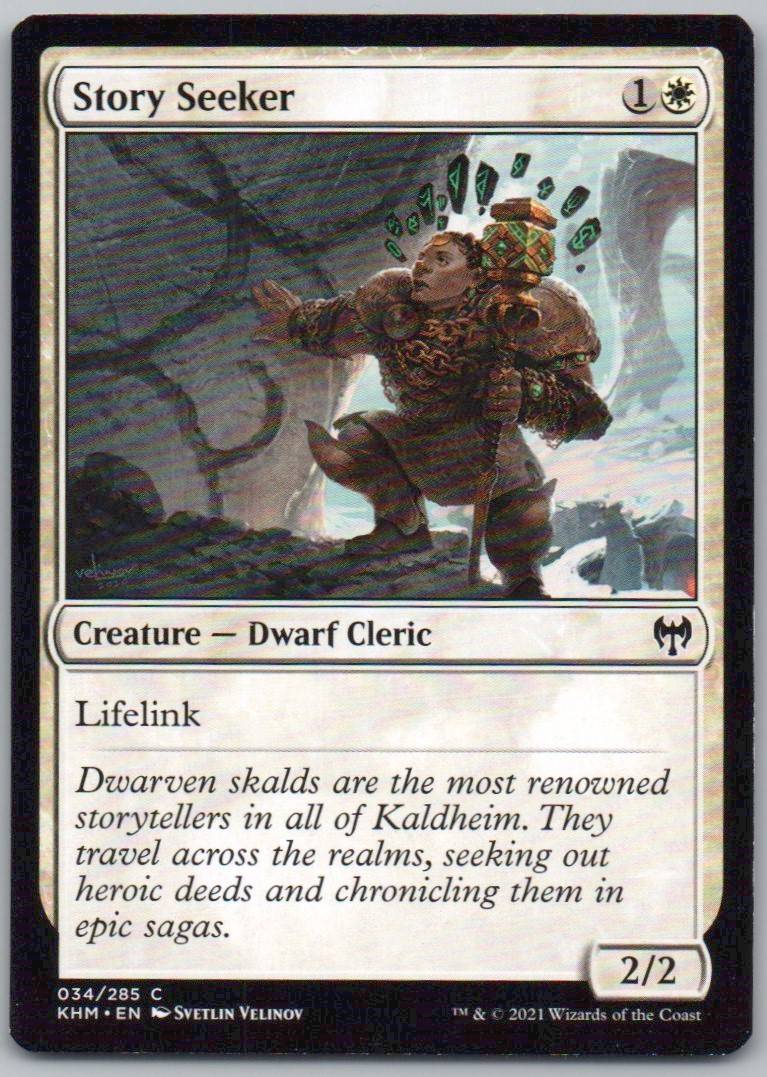 Story Seeker 34 Normal Creature Card - Kaldheim