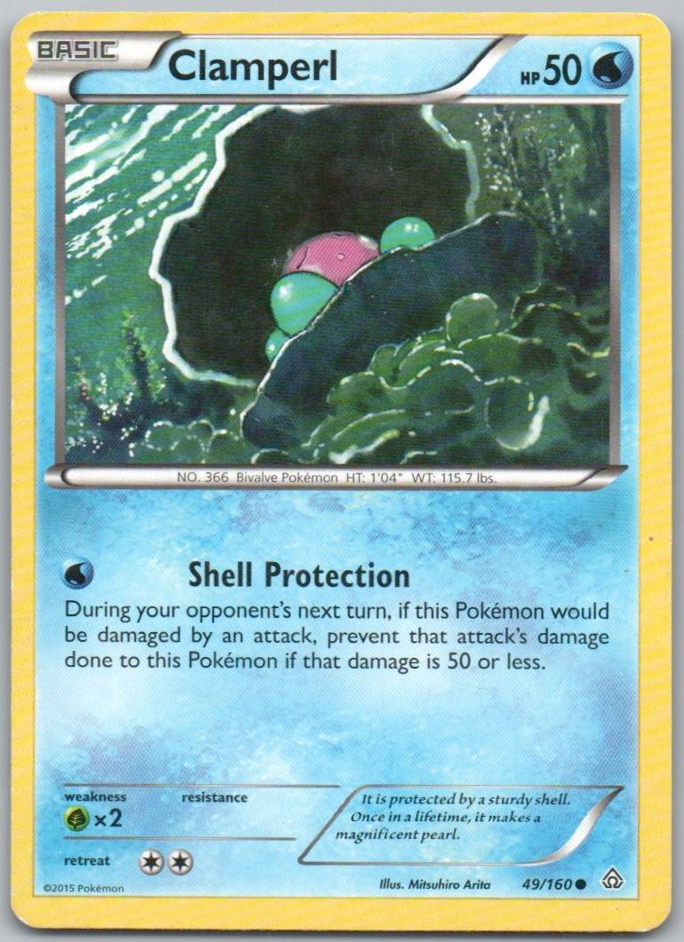 Clamperl 049 Normal Water Card - Primal Clash