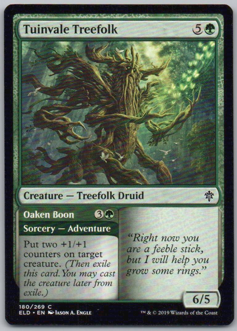 Tuinvale Treefolk 180 Normal Creature Card - Throne of Eldraine