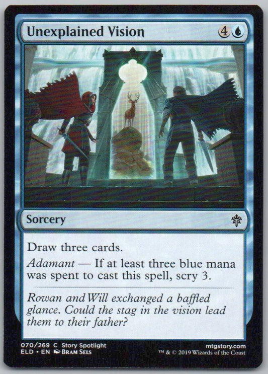 Unexplained Vision 70 Normal Sorcery Card - Throne of Eldraine
