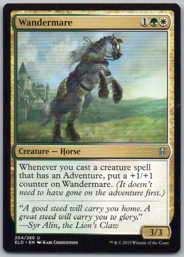 Wandermare 204 Normal Creature Card - Throne of Eldraine