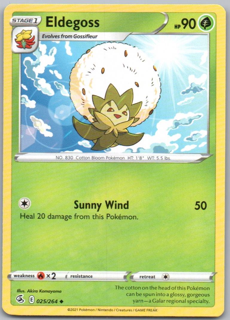 Eldegoss 025 Normal Grass Card - Fusion Strike