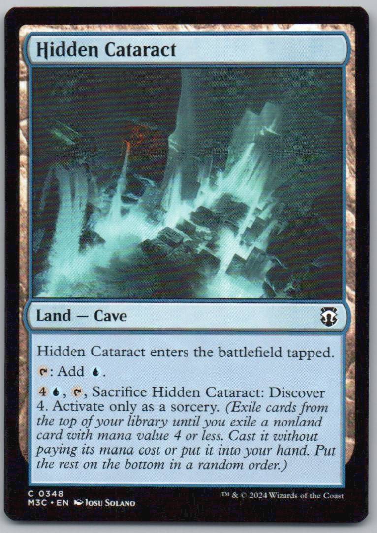 Hidden Cataract 348 0 Land Card - Commander: Modern Horizons 3