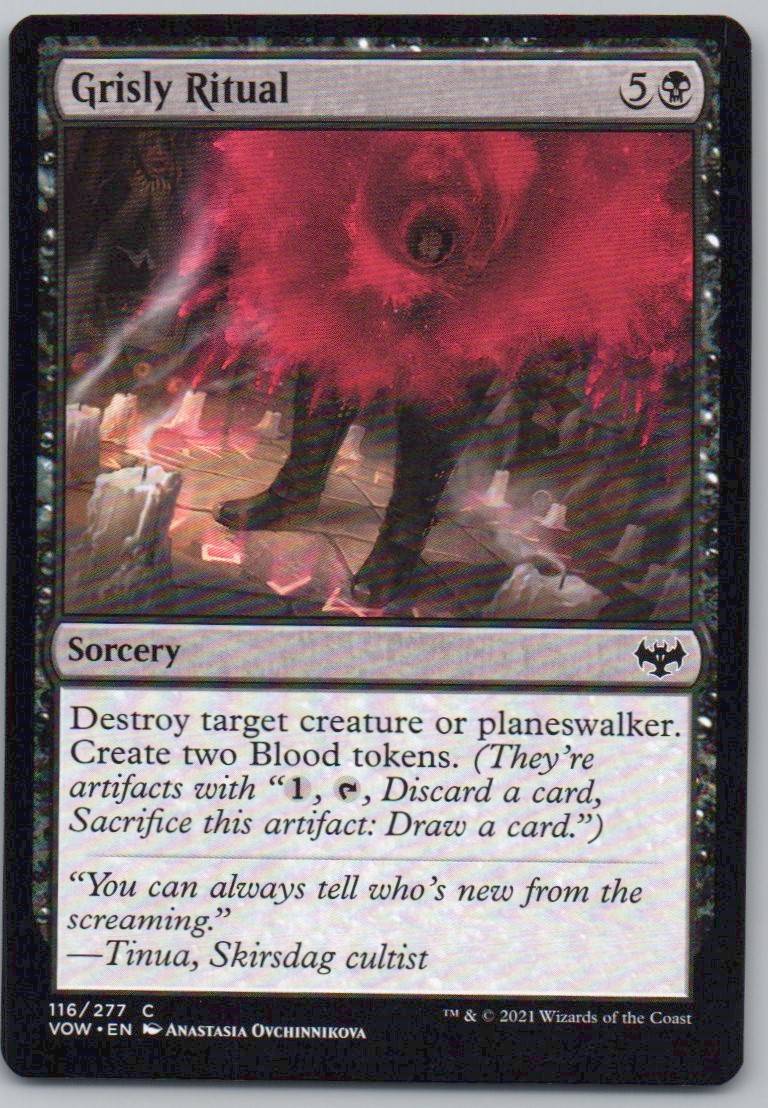 Grisly Ritual 116 Normal Sorcery Card - Innistrad: Crimson Vow