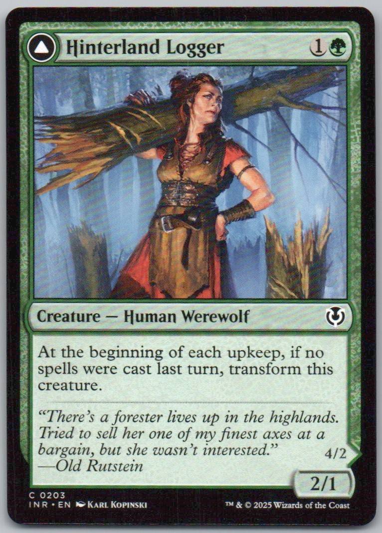 Hinterland Logger 203 0 Creature Card - Innistrad Remastered