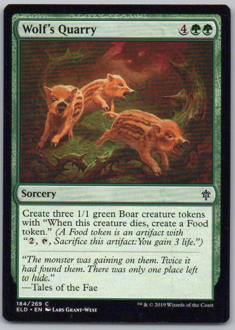 Wolf's Quarry 184 Normal Sorcery Card - Throne of Eldraine