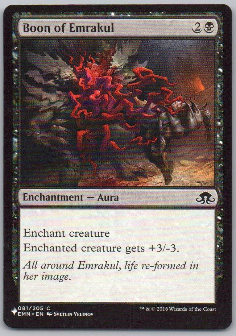 Boon of Emrakul 81 Normal Enchantment Card - Eldritch Moon
