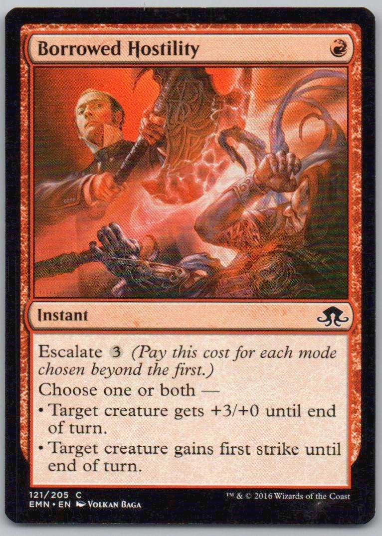 Borrowed Hostility 121 Normal Instant Card - Eldritch Moon