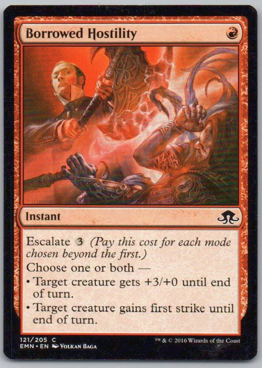 Borrowed Hostility 121 Normal Instant Card - Eldritch Moon