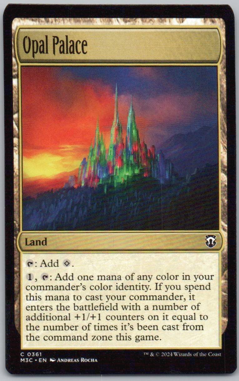 Opal Palace 361 0 Land Card - Commander: Modern Horizons 3