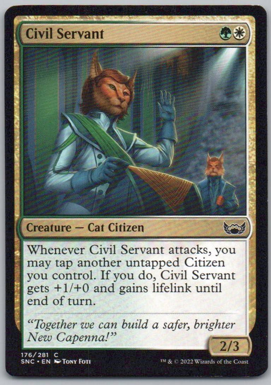 Civil Servant 176 Normal Creature Card - Streets of New Capenna