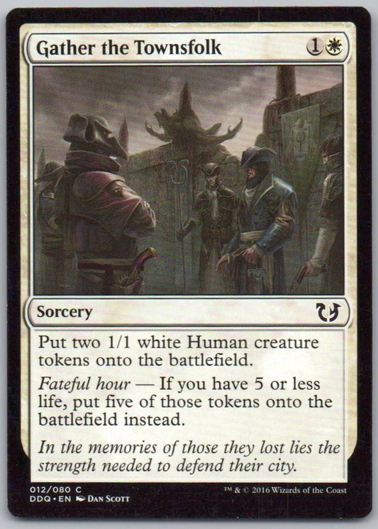 Gather the Townsfolk 12 Normal Sorcery Card - Duel Decks: Blessed vs. Cursed