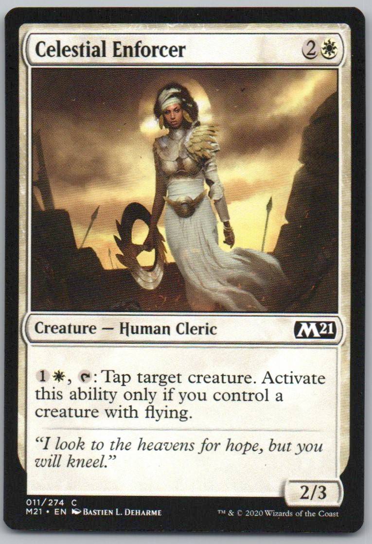 Celestial Enforcer 11 0 Creature Card - Core Set 2021