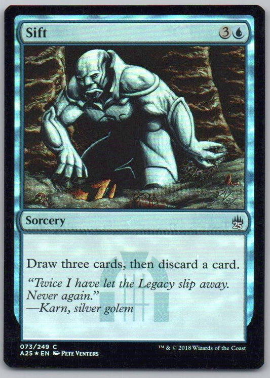 Sift 73 Holo Sorcery Card - Masters 25