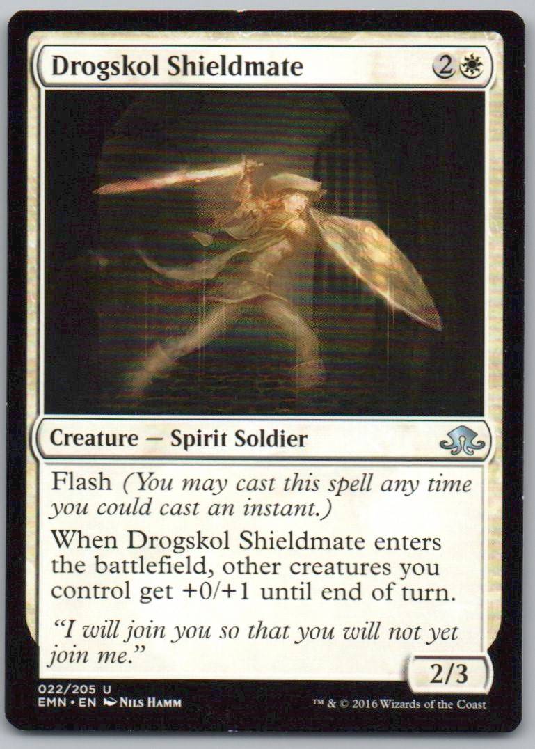 Drogskol Shieldmate 22 Normal Creature Card - Eldritch Moon