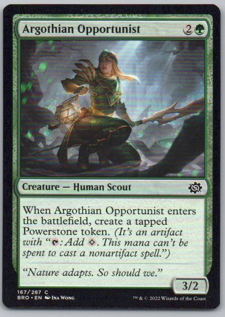 Argothian Opportunist 167 Normal Creature Card - The Brothers' War