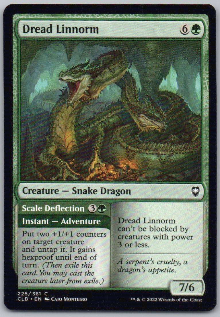 Dread Linnorm 225/361 Normal Creature Card - Commander Legends: Battle for Baldur's Gate