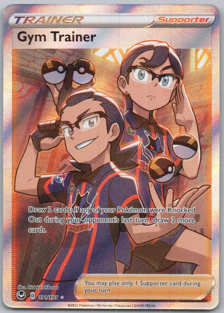 Gym Trainer 191 Holo Trainer Card - Silver Tempest