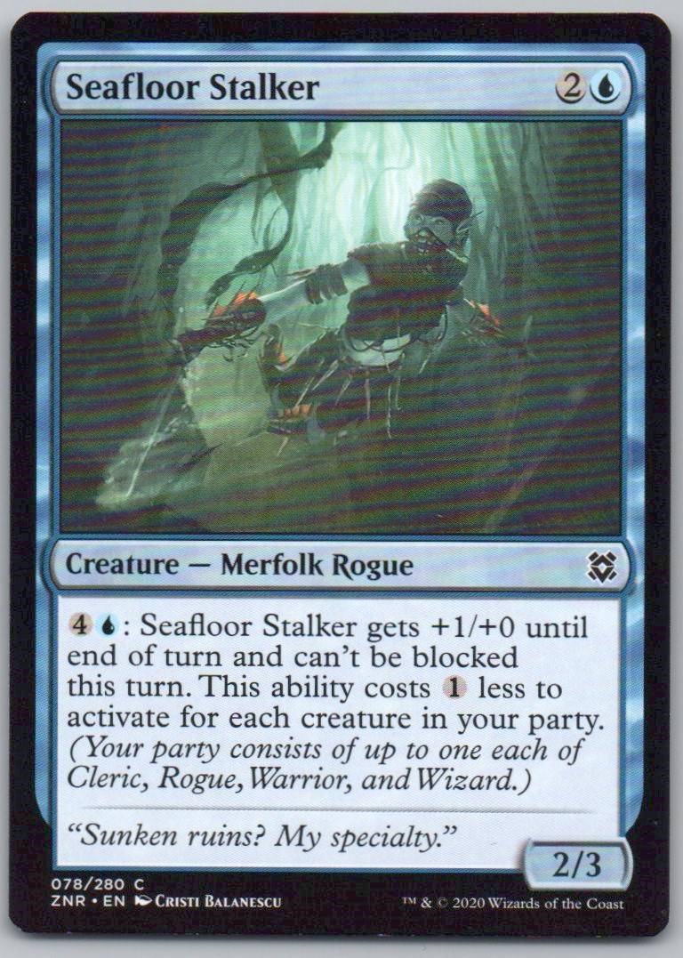 Seafloor Stalker 78 Normal Creature Card - Zendikar Rising